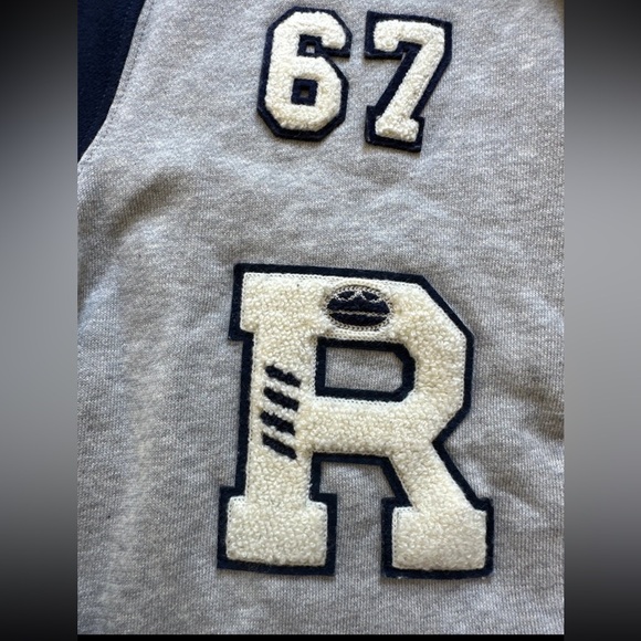 Polo Ralph Lauren Boys L 14-16 PREPPY STYLISH letterman cardigan - Picture 2 of 12